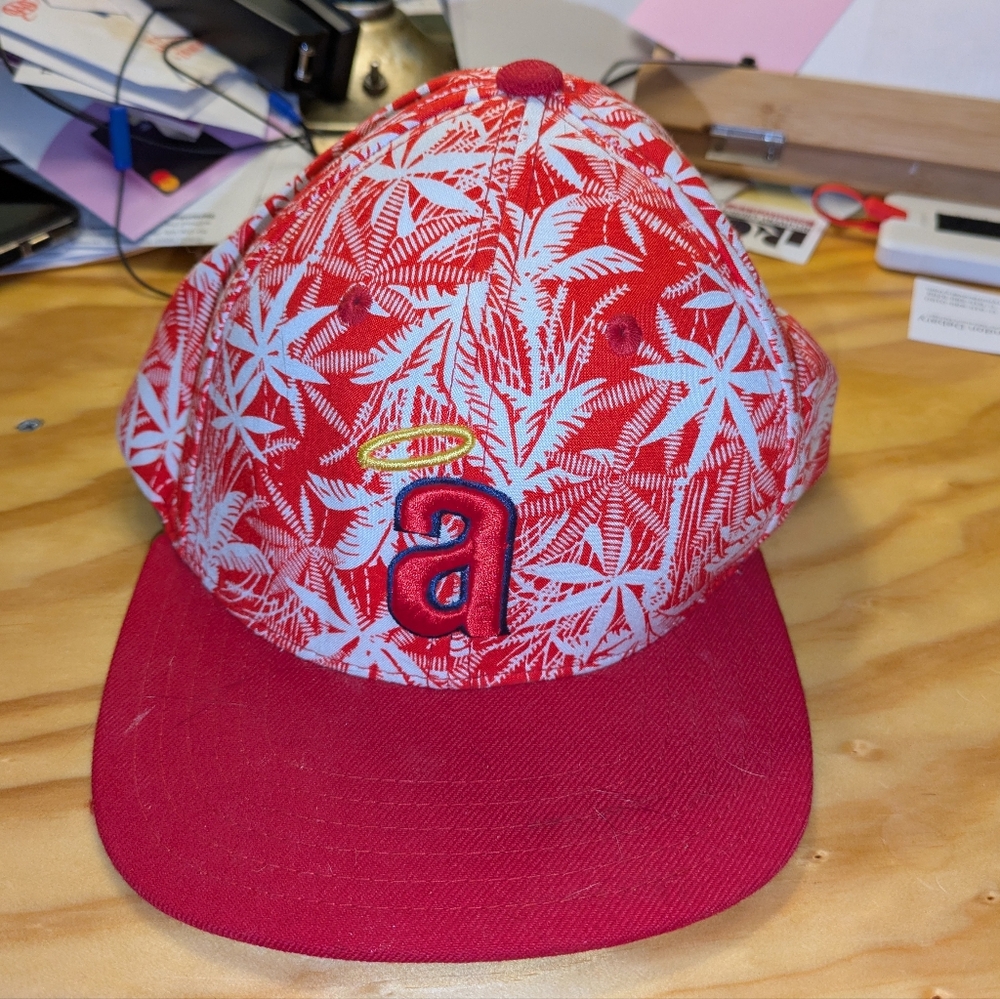 Cooperstown Collection Flower California Angels Baseball Cap, One of a Kind